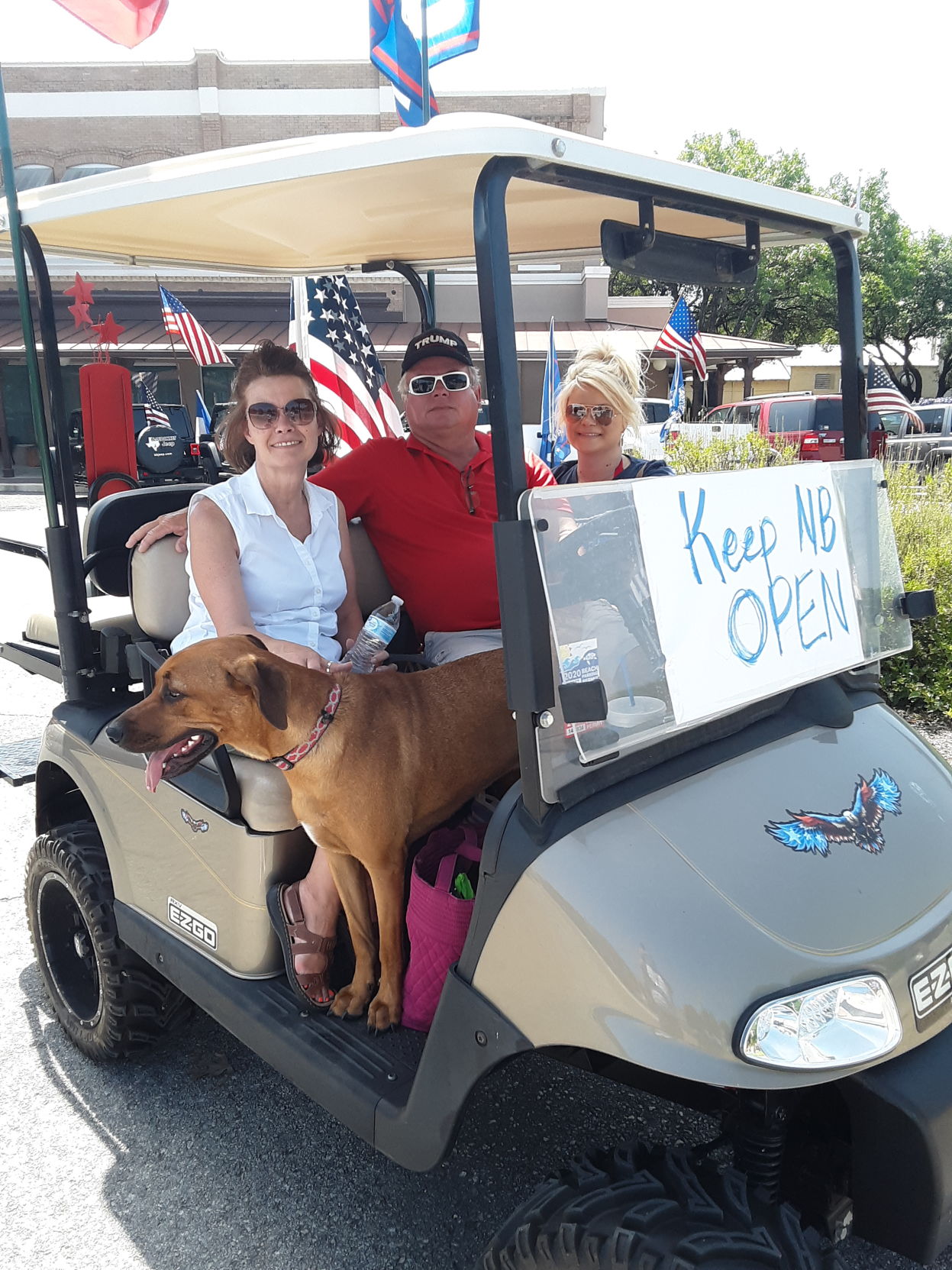 Keep New Braunfels OPEN protest